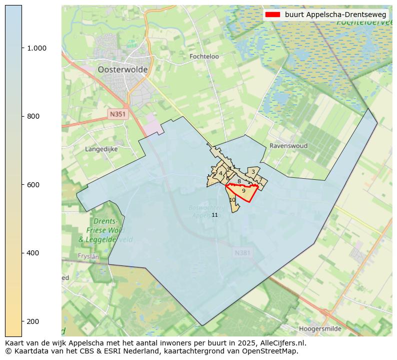 Afbeelding van de buurt Appelscha-Drentseweg op de kaart.