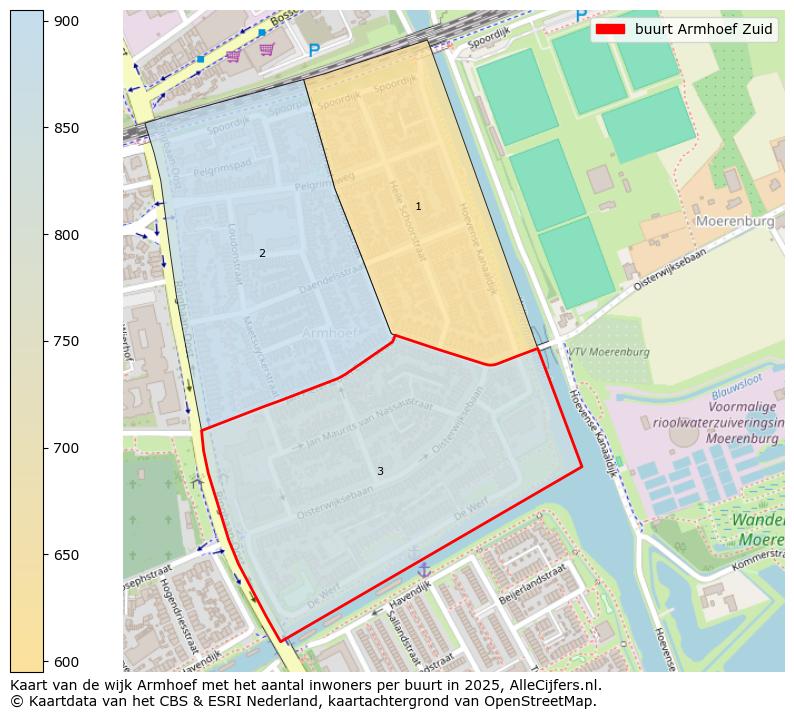 Afbeelding van de buurt Armhoef Zuid op de kaart.