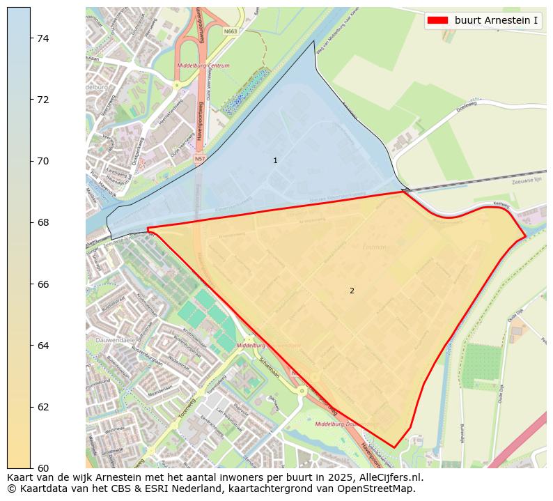 Afbeelding van de buurt Arnestein I op de kaart.