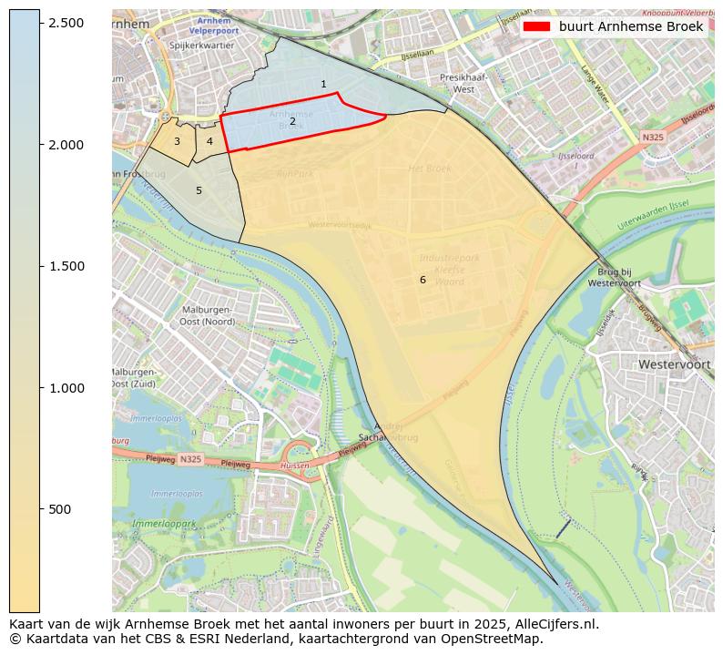 Afbeelding van de buurt Arnhemse Broek op de kaart.