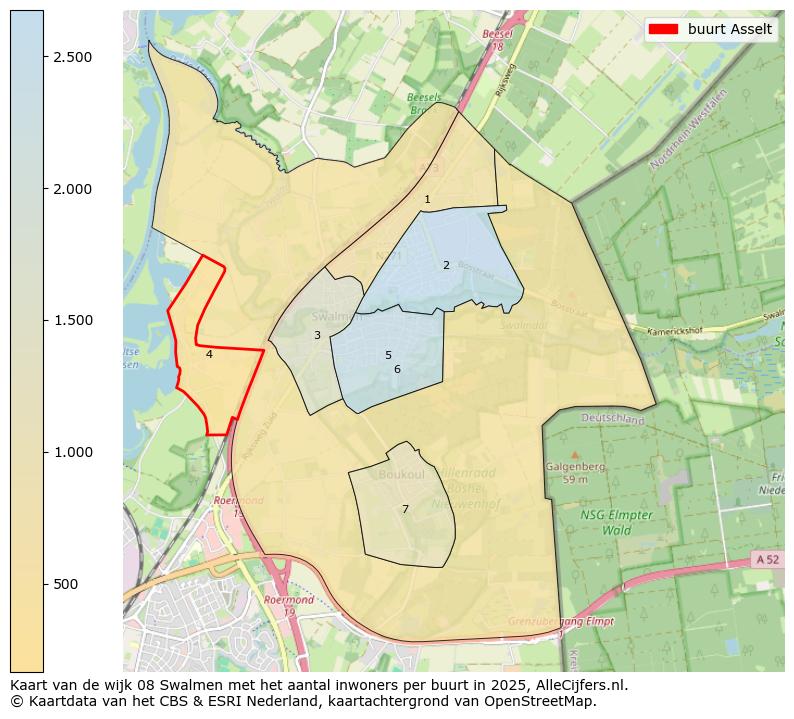 Afbeelding van de buurt Asselt op de kaart.