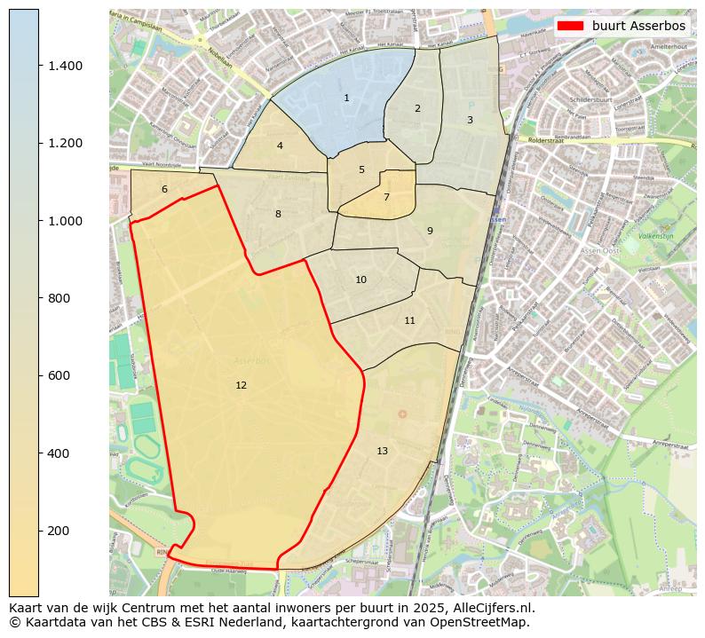 Afbeelding van de buurt Asserbos op de kaart.