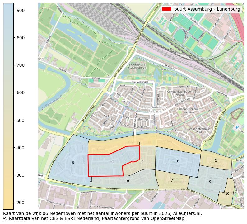 Afbeelding van de buurt Assumburg - Lunenburg op de kaart.
