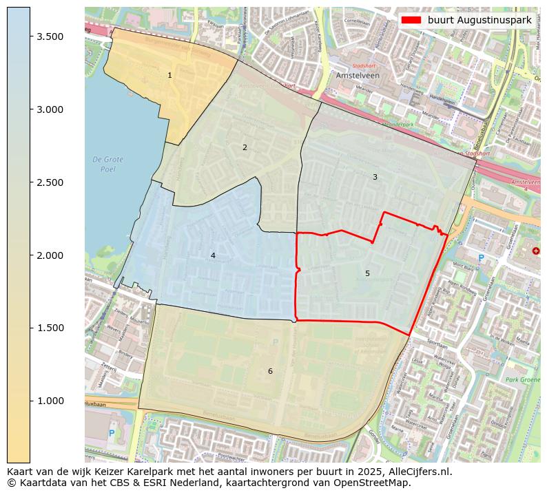 Afbeelding van de buurt Augustinuspark op de kaart.