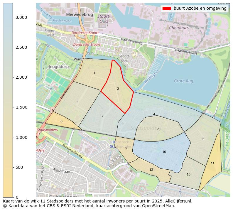 Afbeelding van de buurt Azobe en omgeving op de kaart.