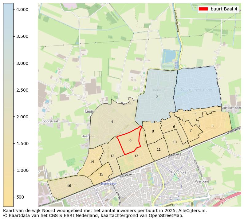 Afbeelding van de buurt Baai 4 op de kaart.
