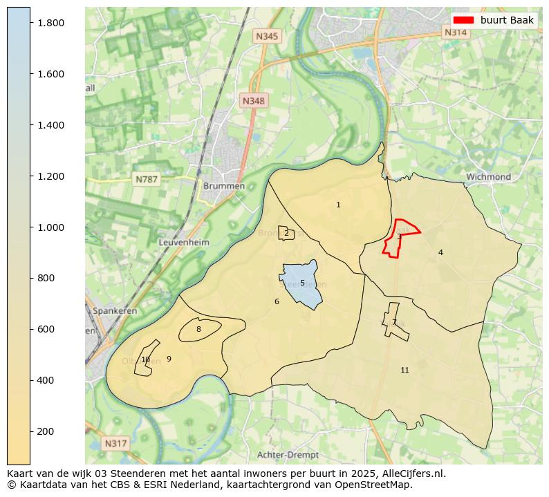 Afbeelding van de buurt Baak op de kaart.
