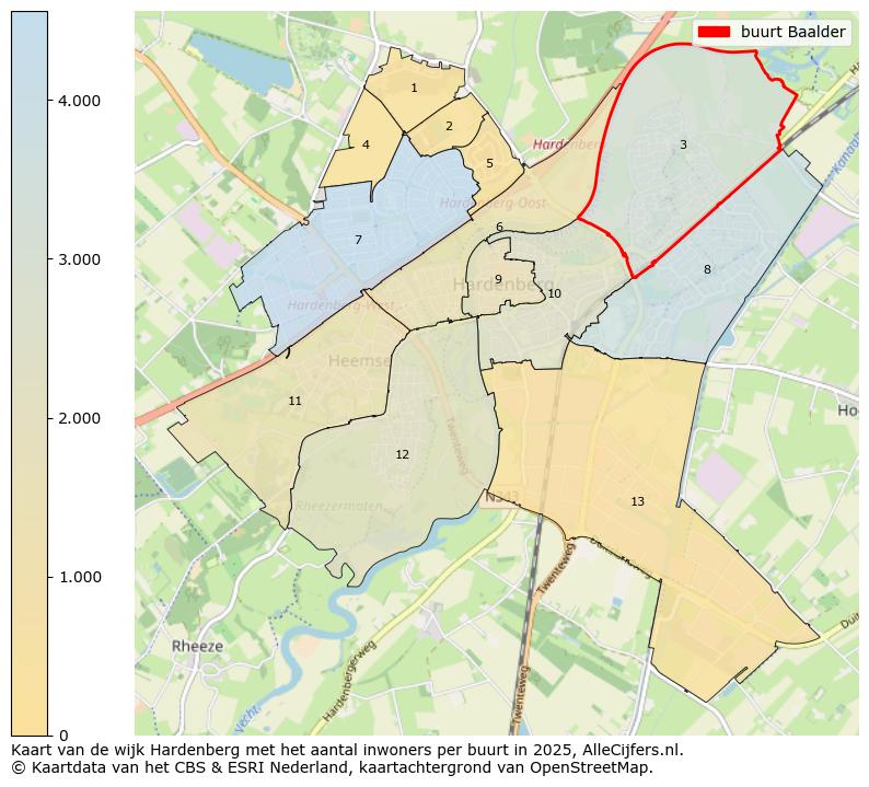 Afbeelding van de buurt Baalder op de kaart.