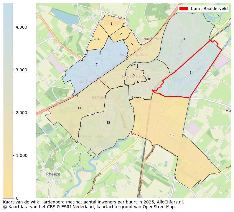 Afbeelding van de buurt Baalderveld op de kaart.