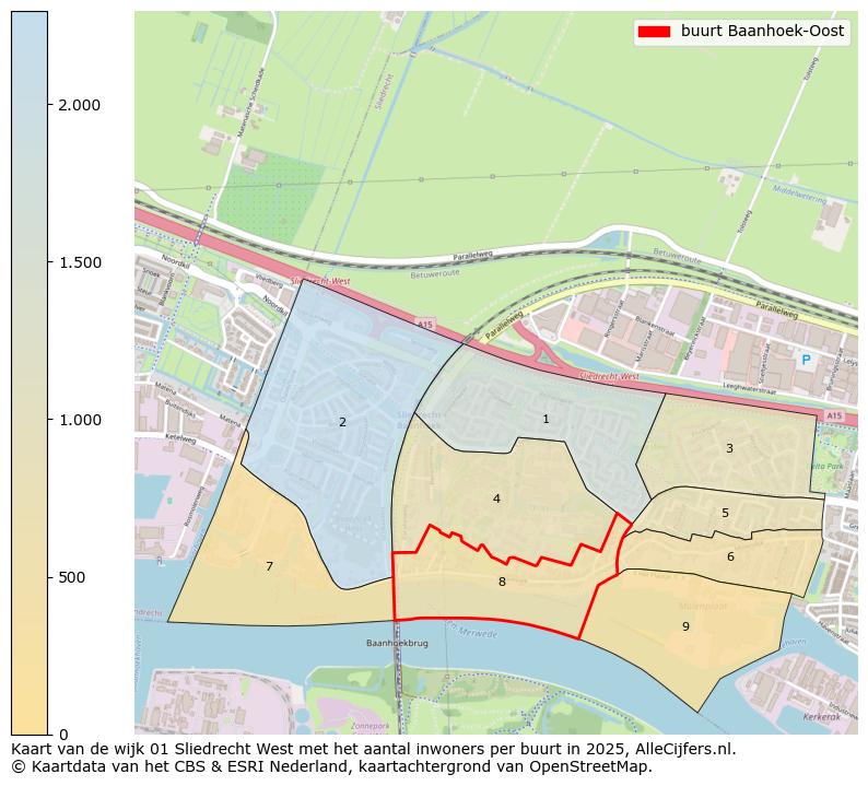Afbeelding van de buurt Baanhoek-Oost op de kaart.