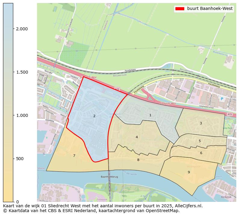 Afbeelding van de buurt Baanhoek-West op de kaart.