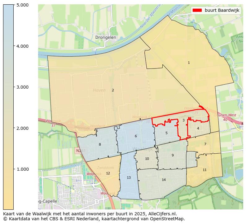 Afbeelding van de buurt Baardwijk op de kaart.
