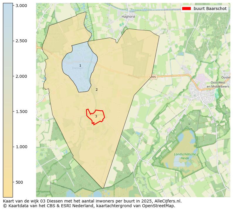 Afbeelding van de buurt Baarschot op de kaart.