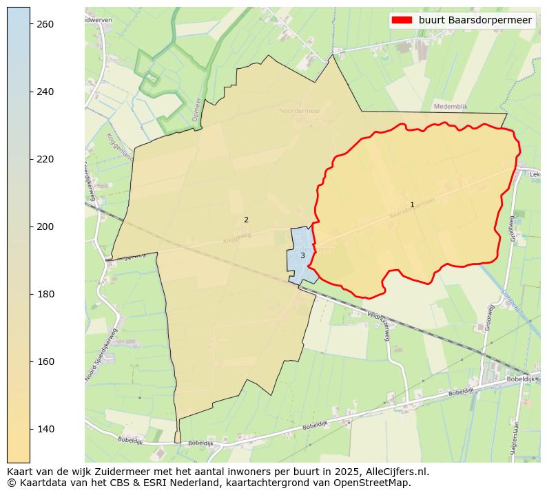 Afbeelding van de buurt Baarsdorpermeer op de kaart.