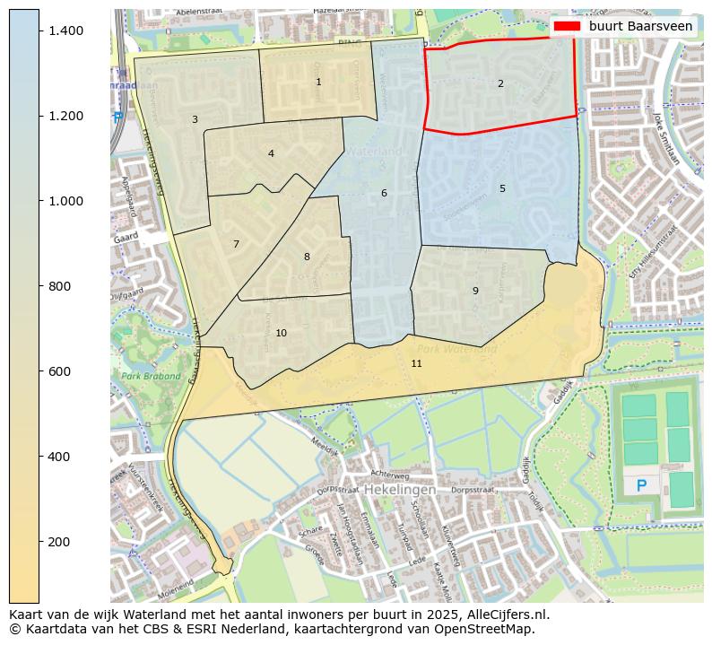 Afbeelding van de buurt Baarsveen op de kaart.