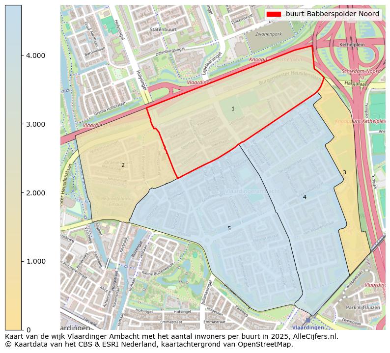 Afbeelding van de buurt Babberspolder Noord op de kaart.