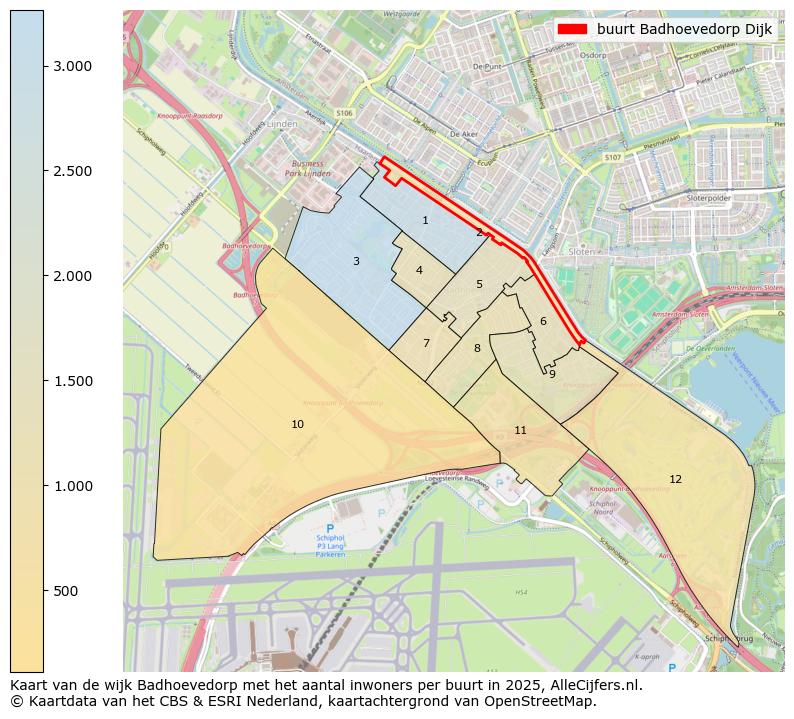 Afbeelding van de buurt Badhoevedorp Dijk op de kaart.