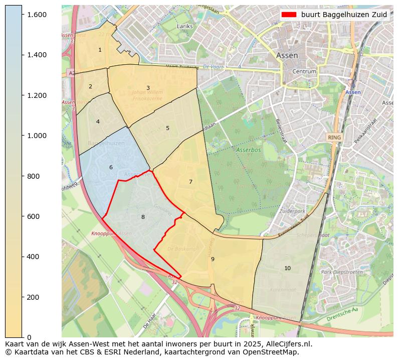Afbeelding van de buurt Baggelhuizen Zuid op de kaart.