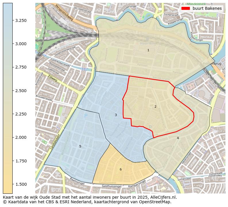 Afbeelding van de buurt Bakenes op de kaart.