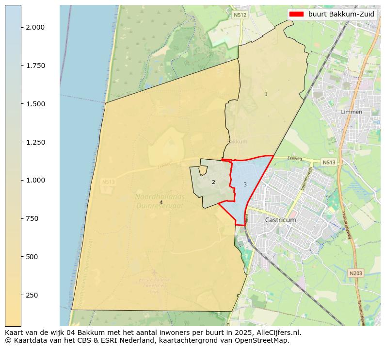 Afbeelding van de buurt Bakkum-Zuid op de kaart.