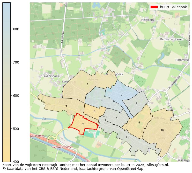 Afbeelding van de buurt Balledonk op de kaart.