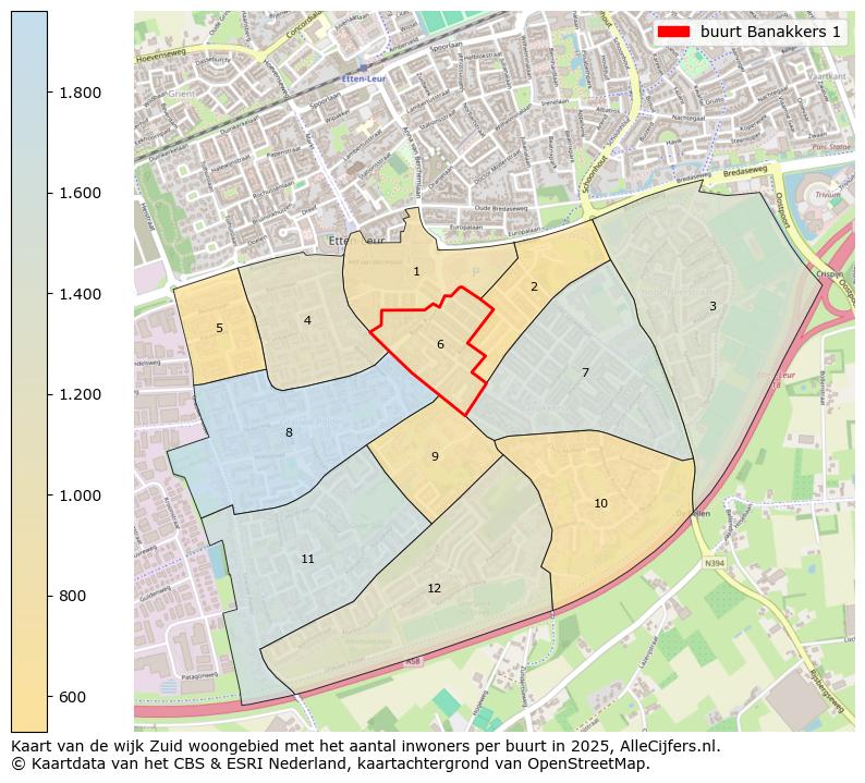 Afbeelding van de buurt Banakkers 1 op de kaart.