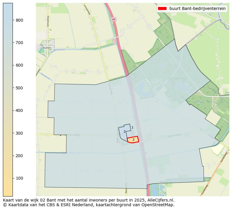 Afbeelding van de buurt Bant-bedrijventerrein op de kaart.