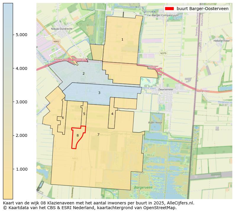 Afbeelding van de buurt Barger-Oosterveen op de kaart.