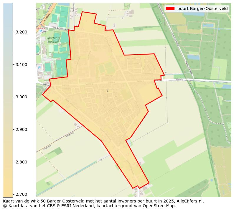 Afbeelding van de buurt Barger-Oosterveld op de kaart.