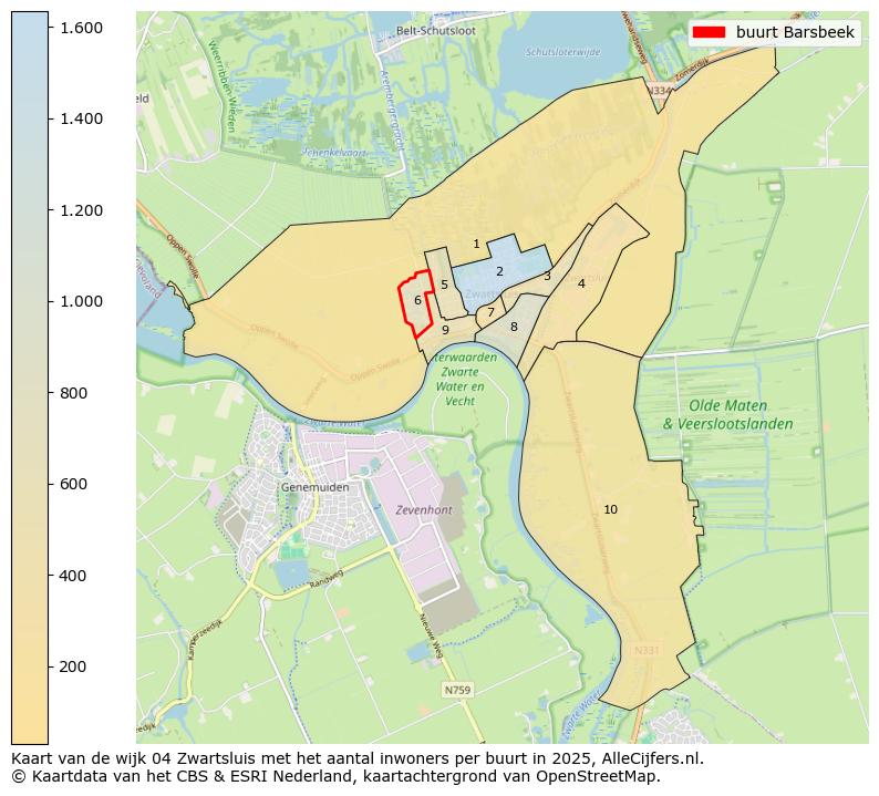 Afbeelding van de buurt Barsbeek op de kaart.