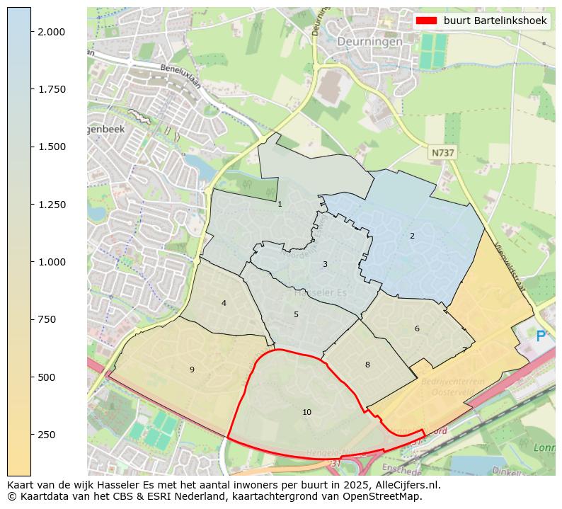 Afbeelding van de buurt Bartelinkshoek op de kaart.