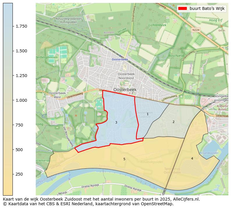 Afbeelding van de buurt Bato’s Wijk op de kaart.