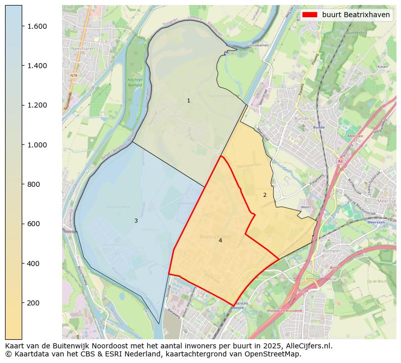 Afbeelding van de buurt Beatrixhaven op de kaart.
