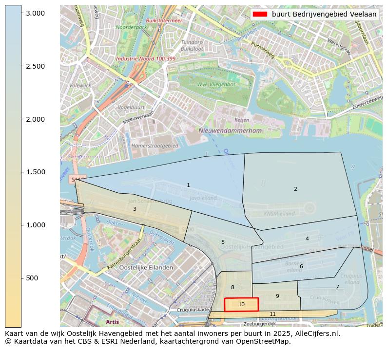 Afbeelding van de buurt Bedrijvengebied Veelaan op de kaart.