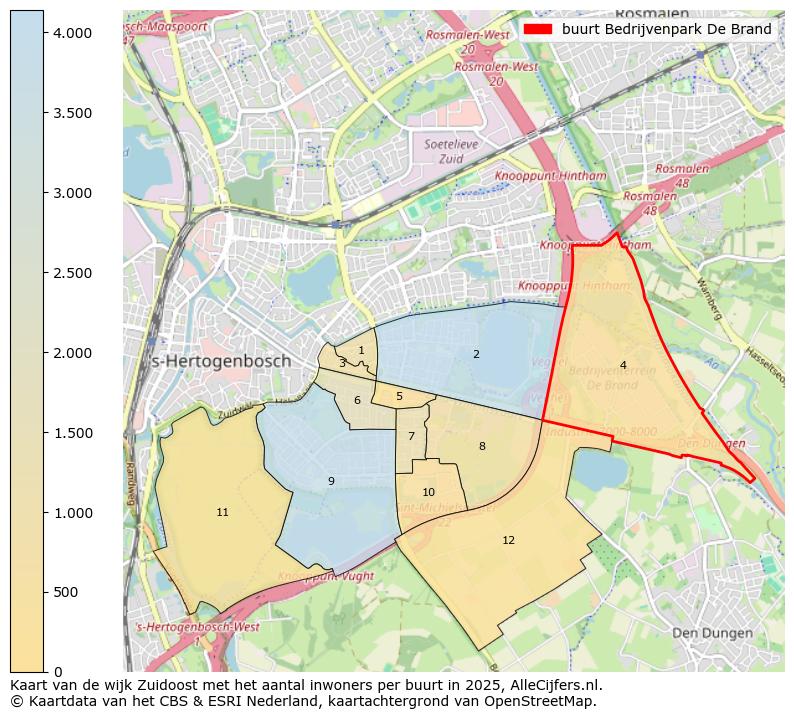 Afbeelding van de buurt Bedrijvenpark De Brand op de kaart.
