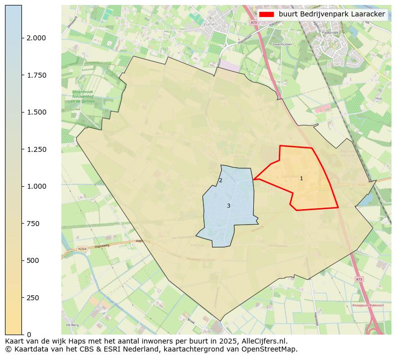 Afbeelding van de buurt Bedrijvenpark Laaracker op de kaart.