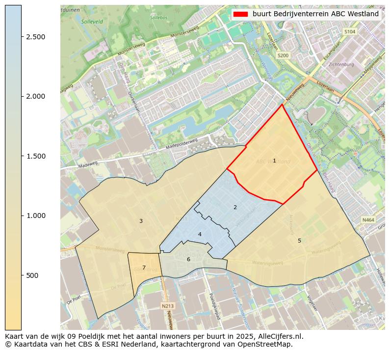 Afbeelding van de buurt Bedrijventerrein ABC Westland op de kaart.