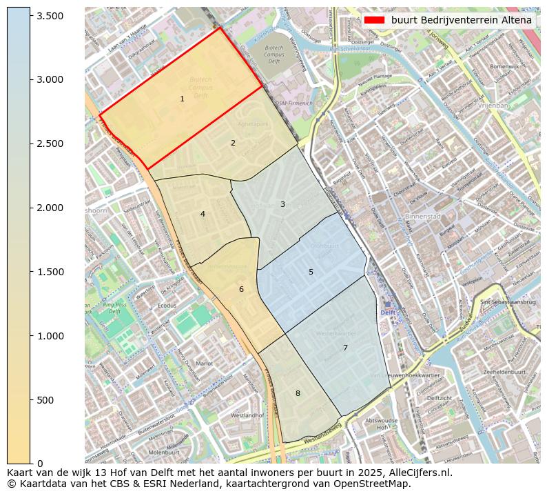 Afbeelding van de buurt Bedrijventerrein Altena op de kaart.