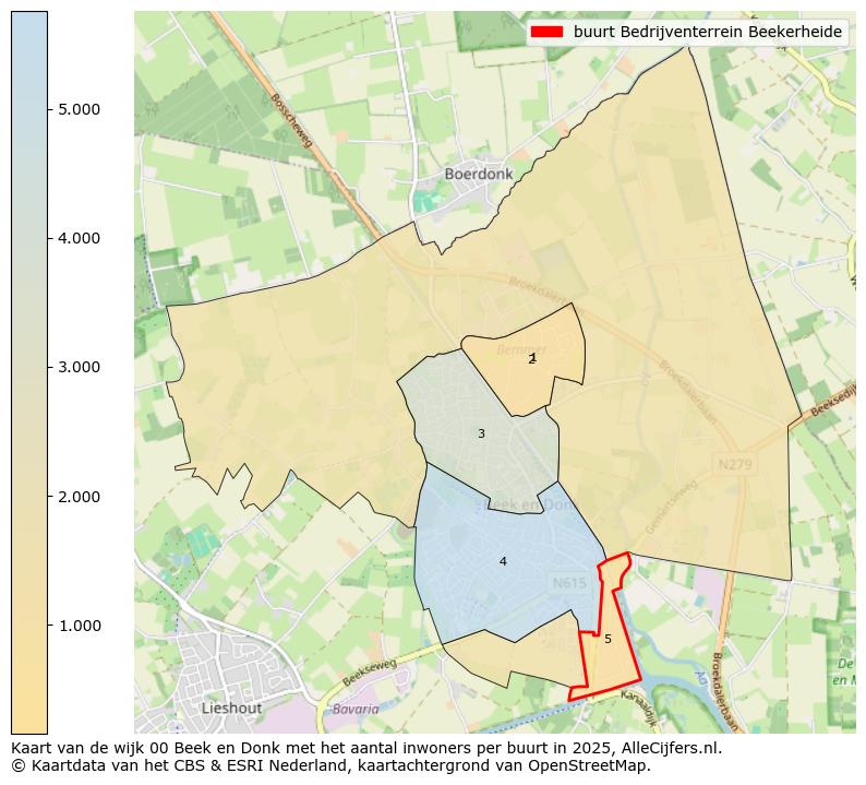 Afbeelding van de buurt Bedrijventerrein Beekerheide op de kaart.