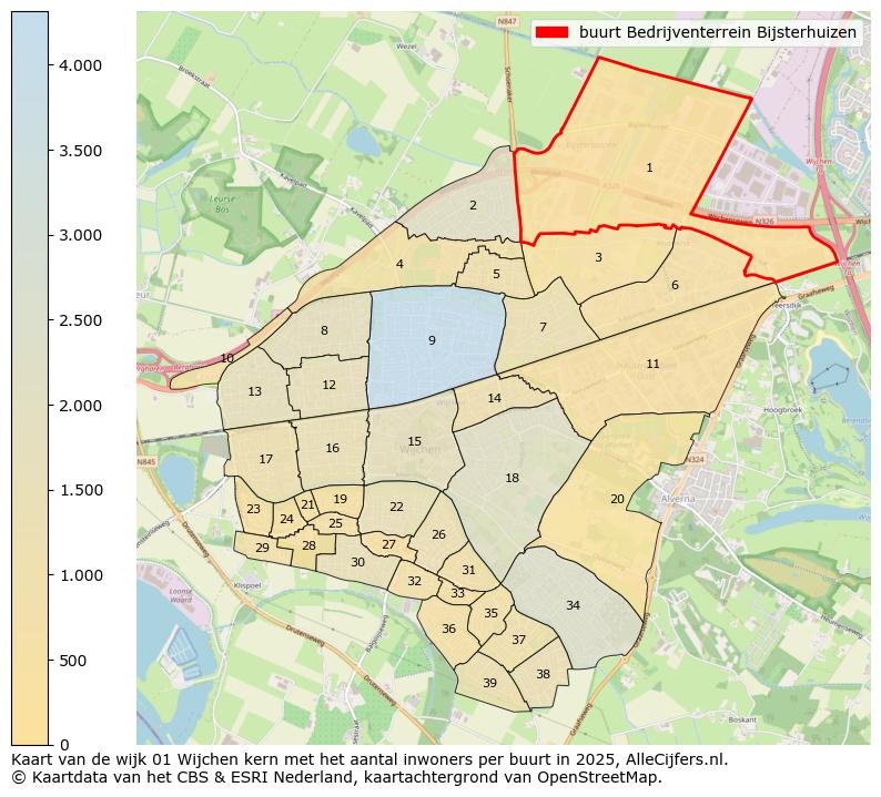 Afbeelding van de buurt Bedrijventerrein Bijsterhuizen op de kaart.