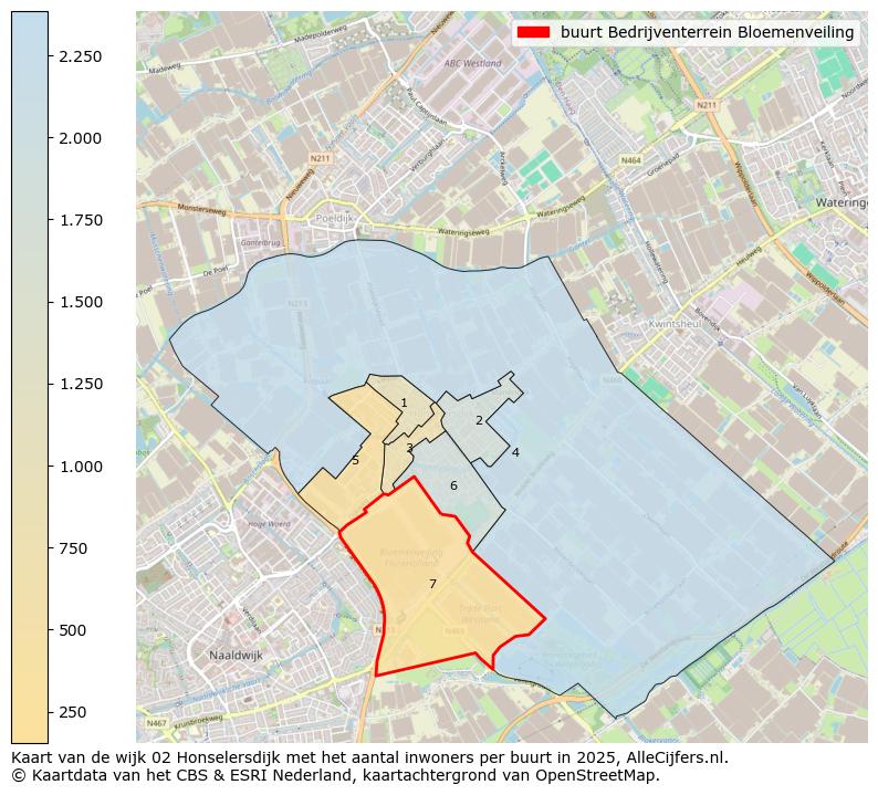 Afbeelding van de buurt Bedrijventerrein Bloemenveiling op de kaart.