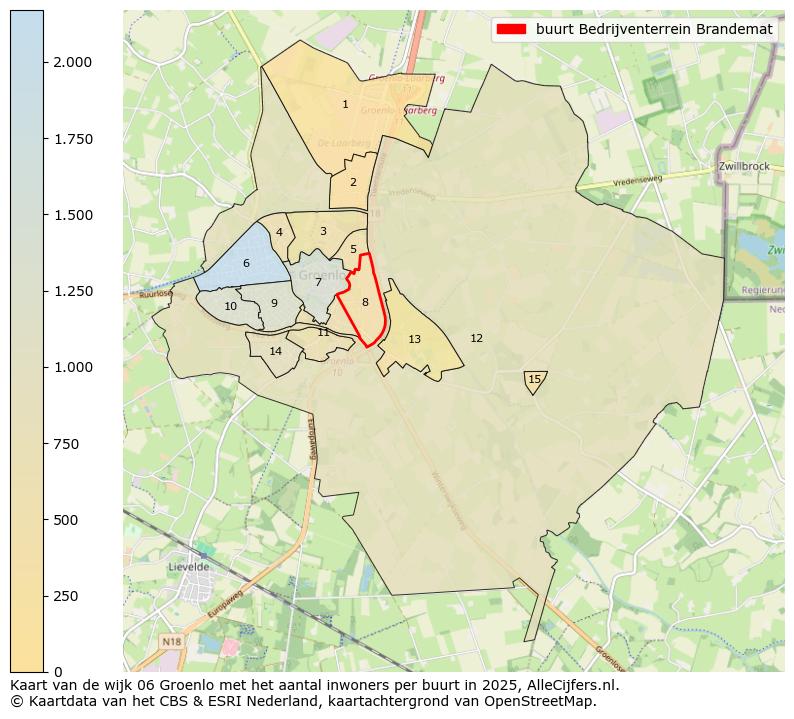 Afbeelding van de buurt Bedrijventerrein Brandemat op de kaart.