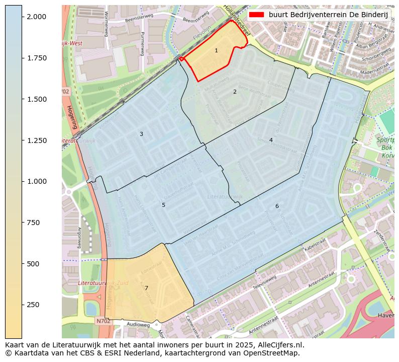Afbeelding van de buurt Bedrijventerrein De Binderij op de kaart.