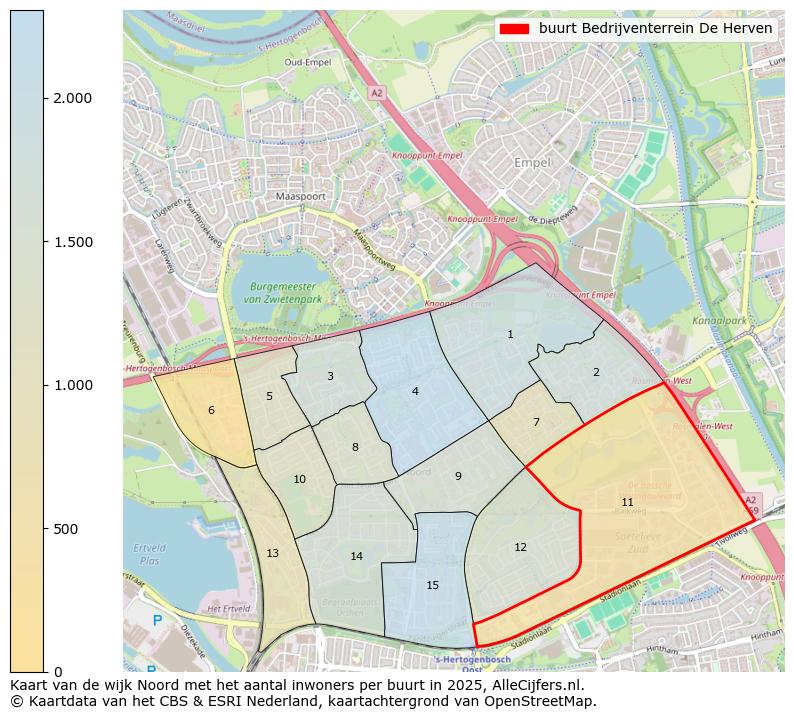 Afbeelding van de buurt Bedrijventerrein De Herven op de kaart.