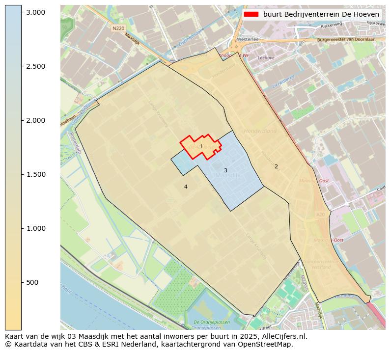Afbeelding van de buurt Bedrijventerrein De Hoeven op de kaart.