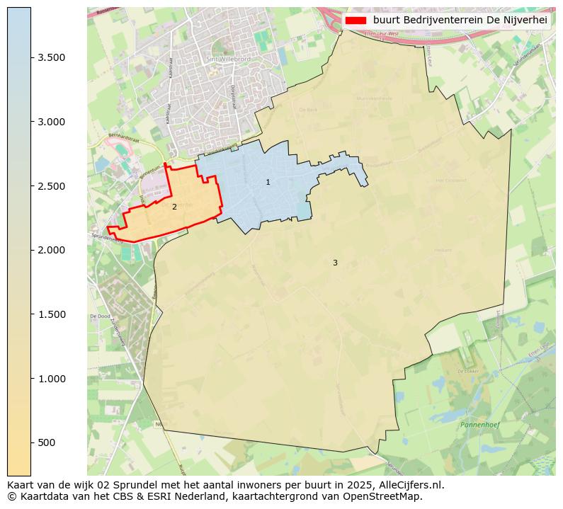 Afbeelding van de buurt Bedrijventerrein De Nijverhei op de kaart.