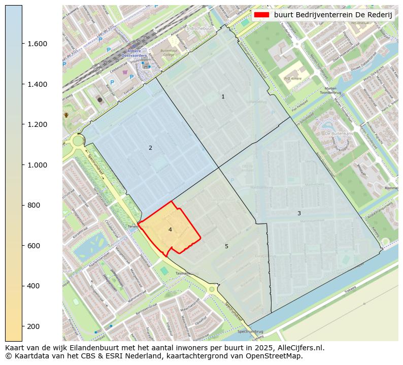 Afbeelding van de buurt Bedrijventerrein De Rederij op de kaart.