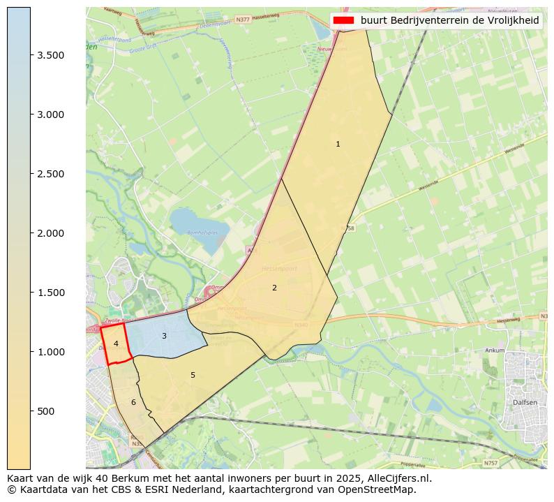 Afbeelding van de buurt Bedrijventerrein de Vrolijkheid op de kaart.