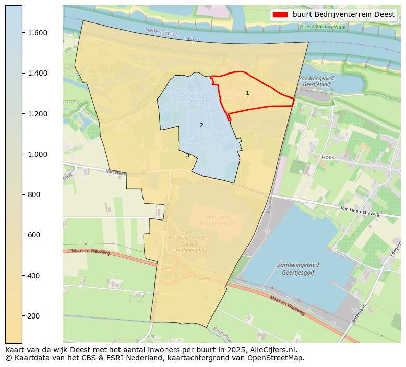 Afbeelding van de buurt Bedrijventerrein Deest op de kaart.