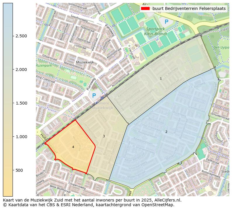 Afbeelding van de buurt Bedrijventerrein Felsersplaats op de kaart.